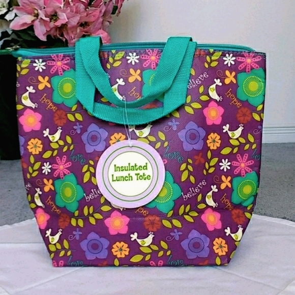 4/$15.00 Insulated lunch tote - Picture 3 of 4